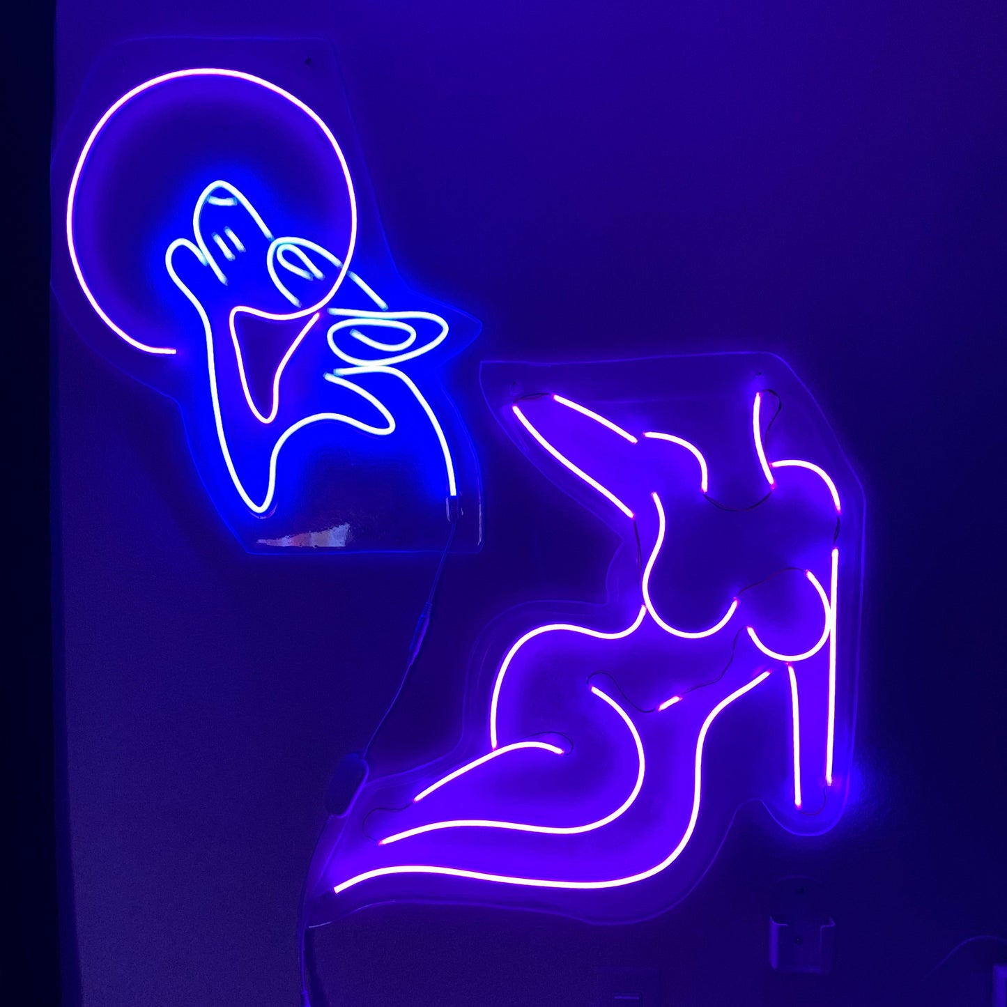 Eclipse Desire — Femme & Wolf Neon Light Pair